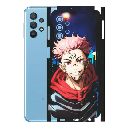 Samsung M/F/Note/Flip and C Phone Skins (All Models) - Yuji Itadori Funny Face Anime - Matte Finish (M-152) Samsung Galaxy M32 (5G)