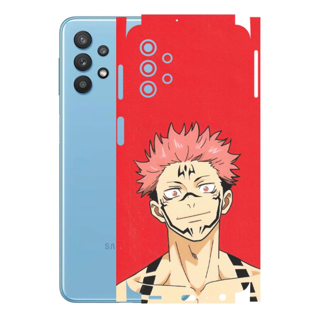 Samsung M/F/Note/Flip and C Phone Skins (All Models) - Ryomen Sukuna Fun Anime - Matte Finish (M-153) Samsung Galaxy M32 (5G)