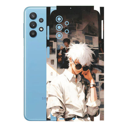 Samsung M/F/Note/Flip and C Phone Skins (All Models) - Gojo Satoru Jujustu Kaisen Anime - Matte Finish (M-156) Samsung Galaxy M32 (5G)