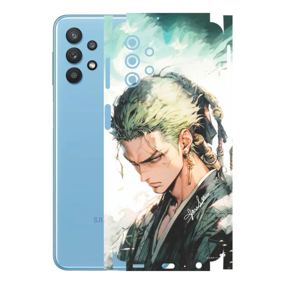Samsung M/F/Note/Flip and C Phone Skins (All Models) - Pirate Hunter One Piece Anime - Matte Finish (M-157) Samsung Galaxy M32 (5G)