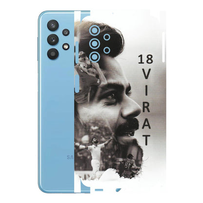 Samsung M/F/Note/Flip and C Phone Skins (All Models) - Virat Kohli Cricketer - Matte Finish (M-163) Samsung Galaxy M32 (5G)