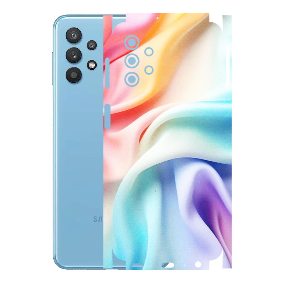 Samsung M/F/Note/Flip and C Phone Skins (All Models) - Colourful Silk Cloth - Matte Finish (M-165) Samsung Galaxy M32 (5G)