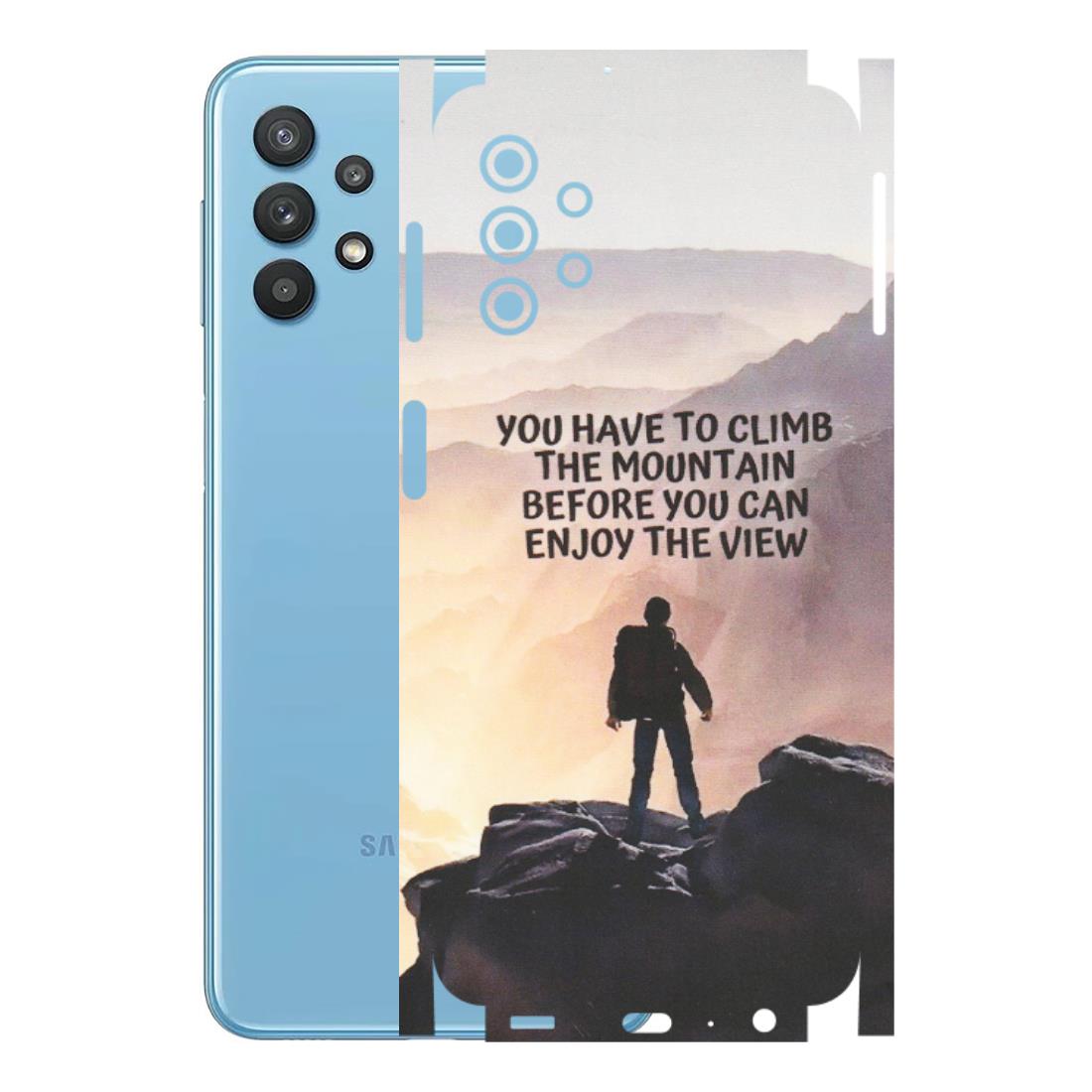 Samsung M/F/Note/Flip and C Phone Skins (All Models) - Motivational Hiking Mountain - Matte Finish (M-28) Samsung Galaxy M32 (5G)