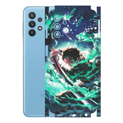 Samsung M/F/Note/Flip and C Phone Skins (All Models) - Sword Fighter Anime - Matte Finish (M-29) Samsung Galaxy M32 (5G)