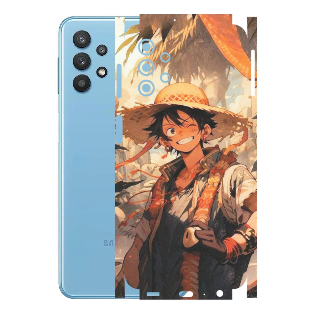 Samsung M/F/Note/Flip and C Phone Skins (All Models) - Anime Character Smile - Matte Finish (M-33) Samsung Galaxy M32 (5G)