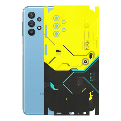 Samsung M/F/Note/Flip and C Phone Skins (All Models) - Black Yellow Technica - Matte Finish (M-53) Samsung Galaxy M32 (5G)