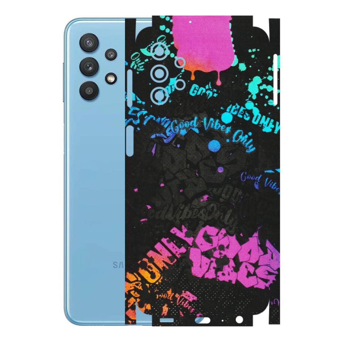 Samsung M/F/Note/Flip and C Phone Skins (All Models) - Majestic Black Vibes - Matte Finish (M-62) Samsung Galaxy M32 (5G)