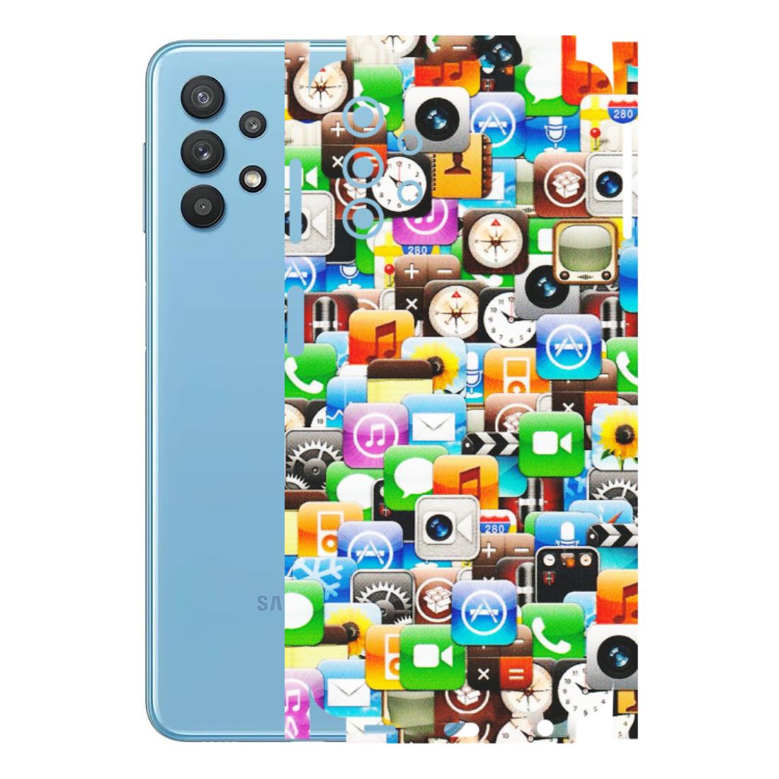 Samsung M/F/Note/Flip and C Phone Skins (All Models) - All Apple Icons - Matte Finish (M-93) Samsung Galaxy M32 (5G)