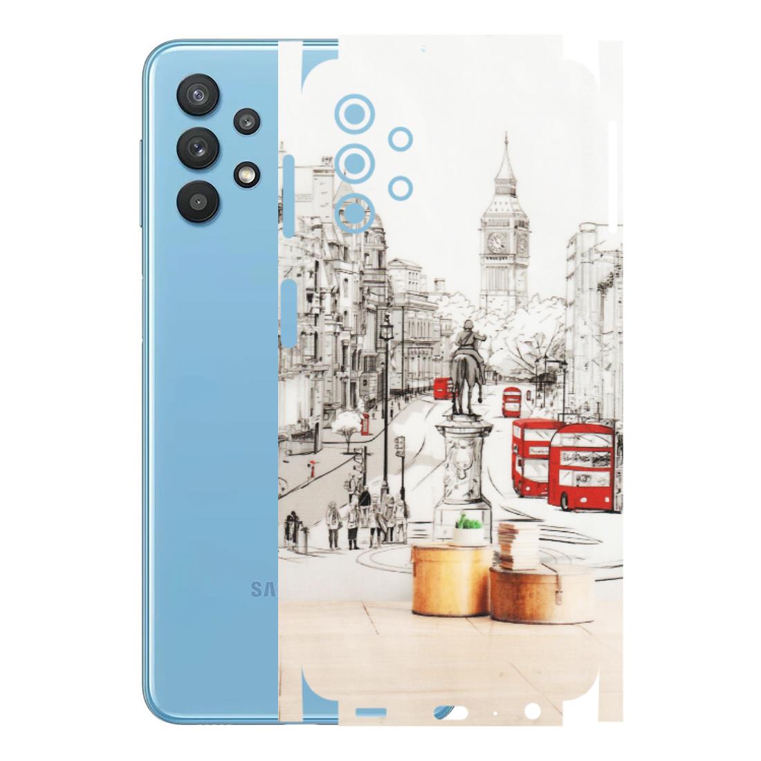 Samsung M/F/Note/Flip and C Phone Skins (All Models) - London Street - Transparent Finish (T-02) Samsung Galaxy M32 (5G)