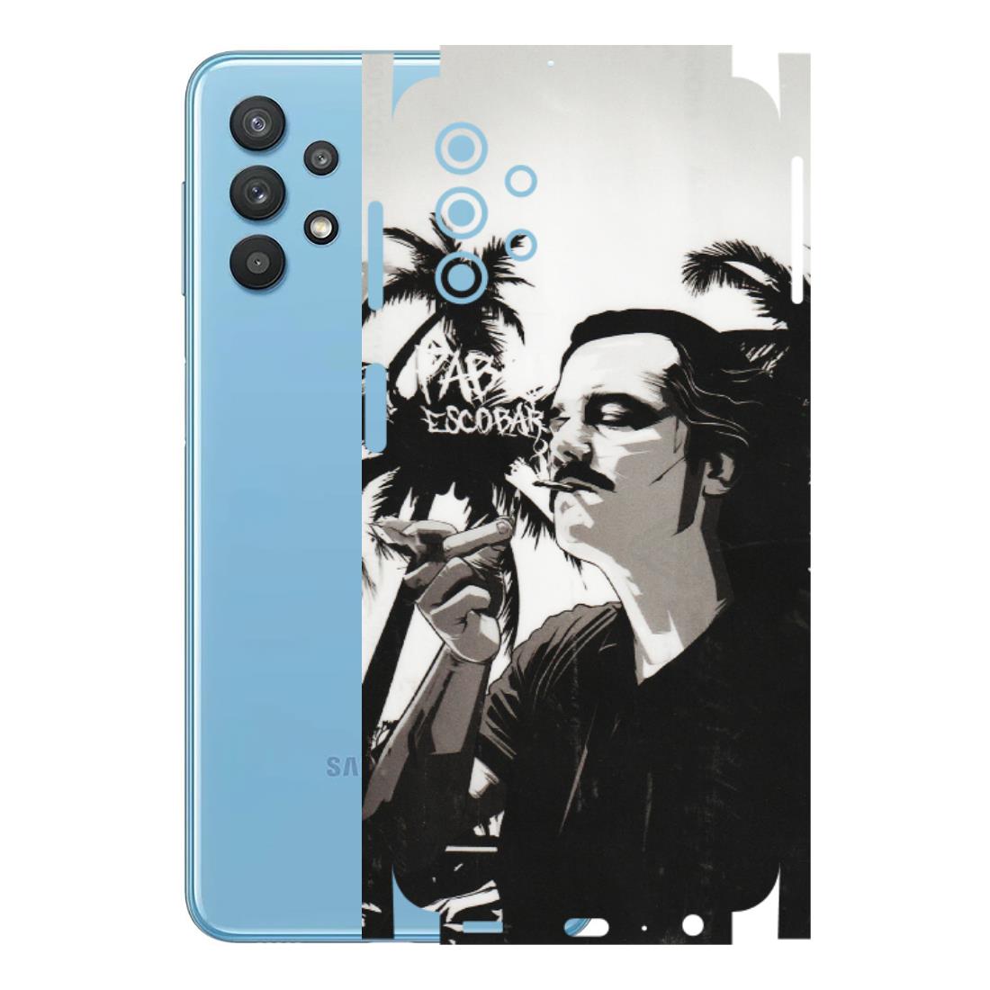 Samsung M/F/Note/Flip and C Phone Skins (All Models) - Pab Escobar - Transparent Finish (T-05) Samsung Galaxy M32 (5G)