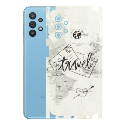 Samsung M/F/Note/Flip and C Phone Skins (All Models) - Travel Ticket - Transparent Finish (T-06) Samsung Galaxy M32 (5G)