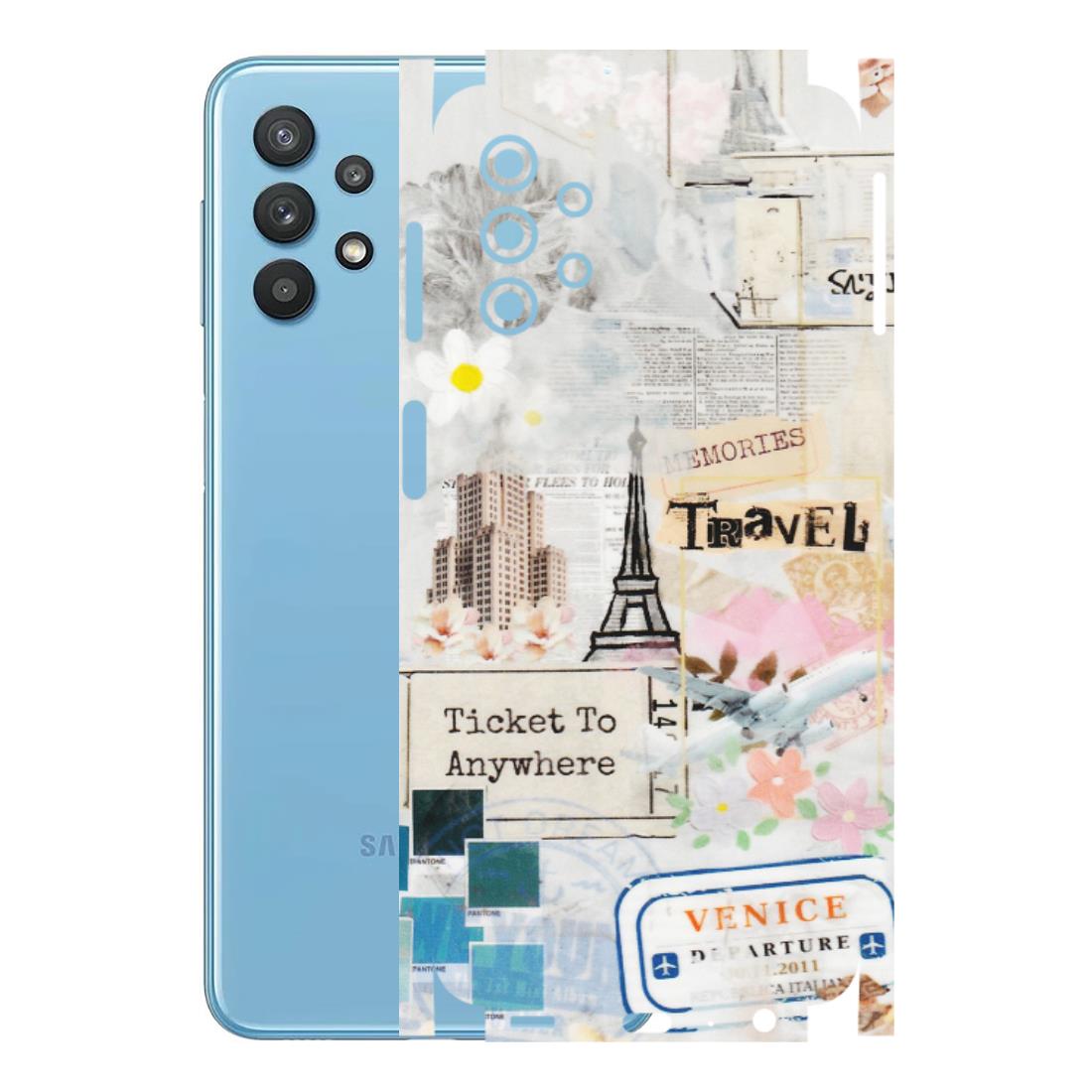 Samsung M/F/Note/Flip and C Phone Skins (All Models) - Travel Memories - Transparent Finish (T-09) Samsung Galaxy M32 (5G)
