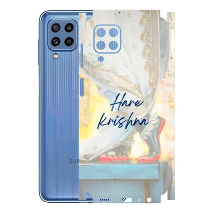 Samsung M/F/Note/Flip and C Phone Skins (All Models) - Hare Krishna - 3D Embossed Finish (L-03) Samsung Galaxy M32