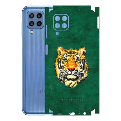 Samsung M/F/Note/Flip and C Phone Skins (All Models) - Leather Feel Tiger - 3D Embossed Finish (L-111) Samsung Galaxy M32