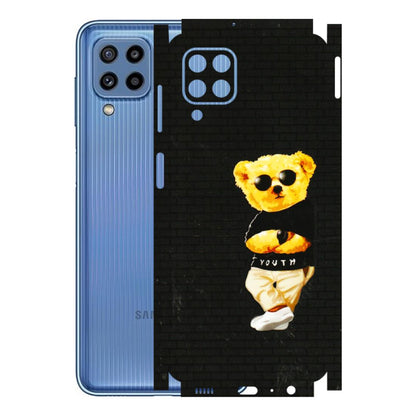 Samsung M/F/Note/Flip and C Phone Skins (All Models) - Classy Teddy Bear - 3D Embossed Finish (L-116) Samsung Galaxy M32