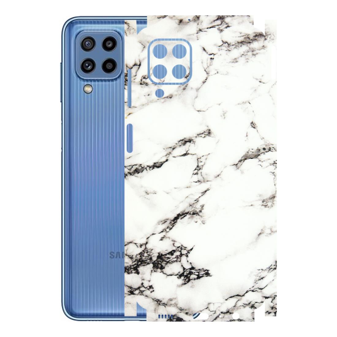 Samsung M/F/Note/Flip and C Phone Skins (All Models) - Black and White Marble Texture - 3D Embossed Finish (L-124) Samsung Galaxy M32