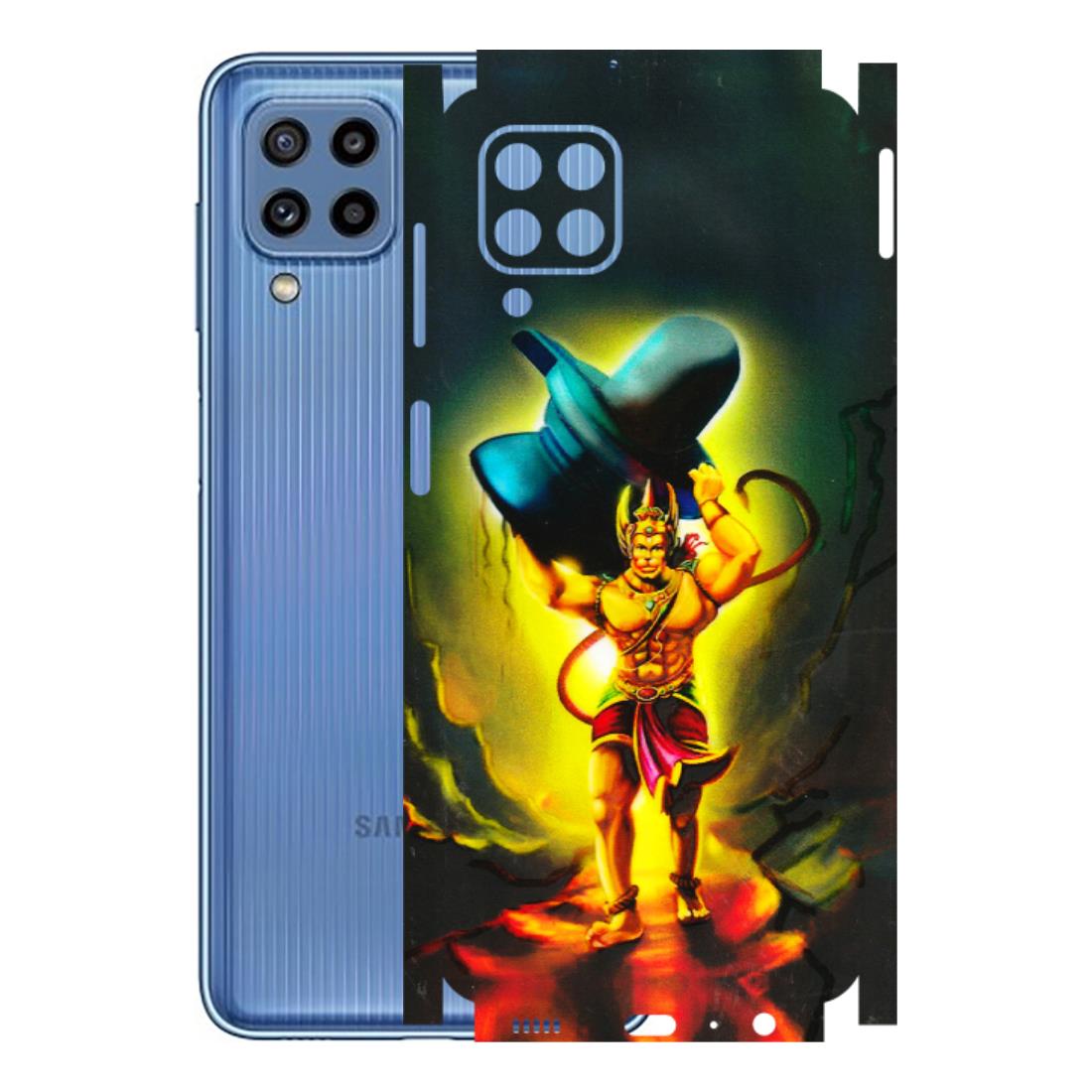 Samsung M/F/Note/Flip and C Phone Skins (All Models) - Hanuman Ji - 3D Embossed Finish (L-128) Samsung Galaxy M32