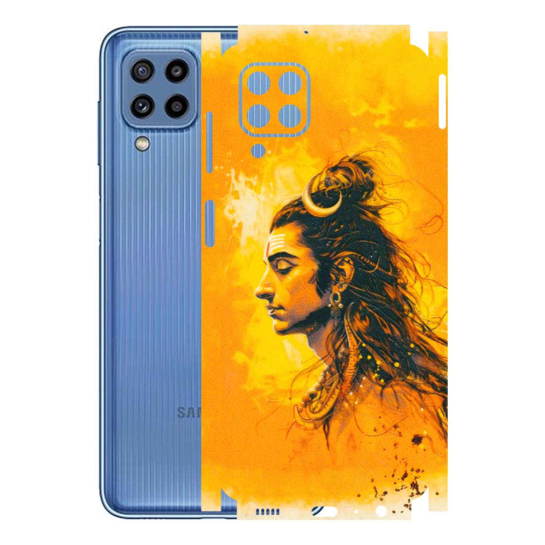 Samsung M/F/Note/Flip and C Phone Skins (All Models) - Shiv Shakti - 3D Embossed Finish (L-14) Samsung Galaxy M32