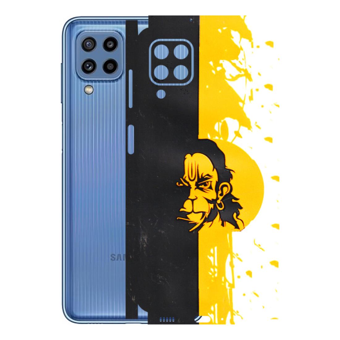 Samsung M/F/Note/Flip and C Phone Skins (All Models) - Bajrangbali - 3D Embossed Finish (L-151) Samsung Galaxy M32