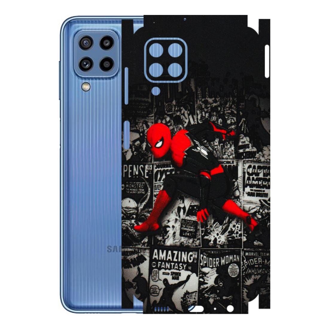 Samsung M/F/Note/Flip and C Phone Skins (All Models) - SpiderMan New - 3D Embossed Finish (L-162) Samsung Galaxy M32