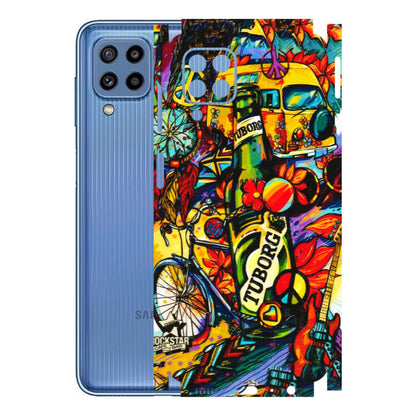 Samsung M/F/Note/Flip and C Phone Skins (All Models) - Cool Beer Bottle - 3D Embossed Finish (L-193) Samsung Galaxy M32