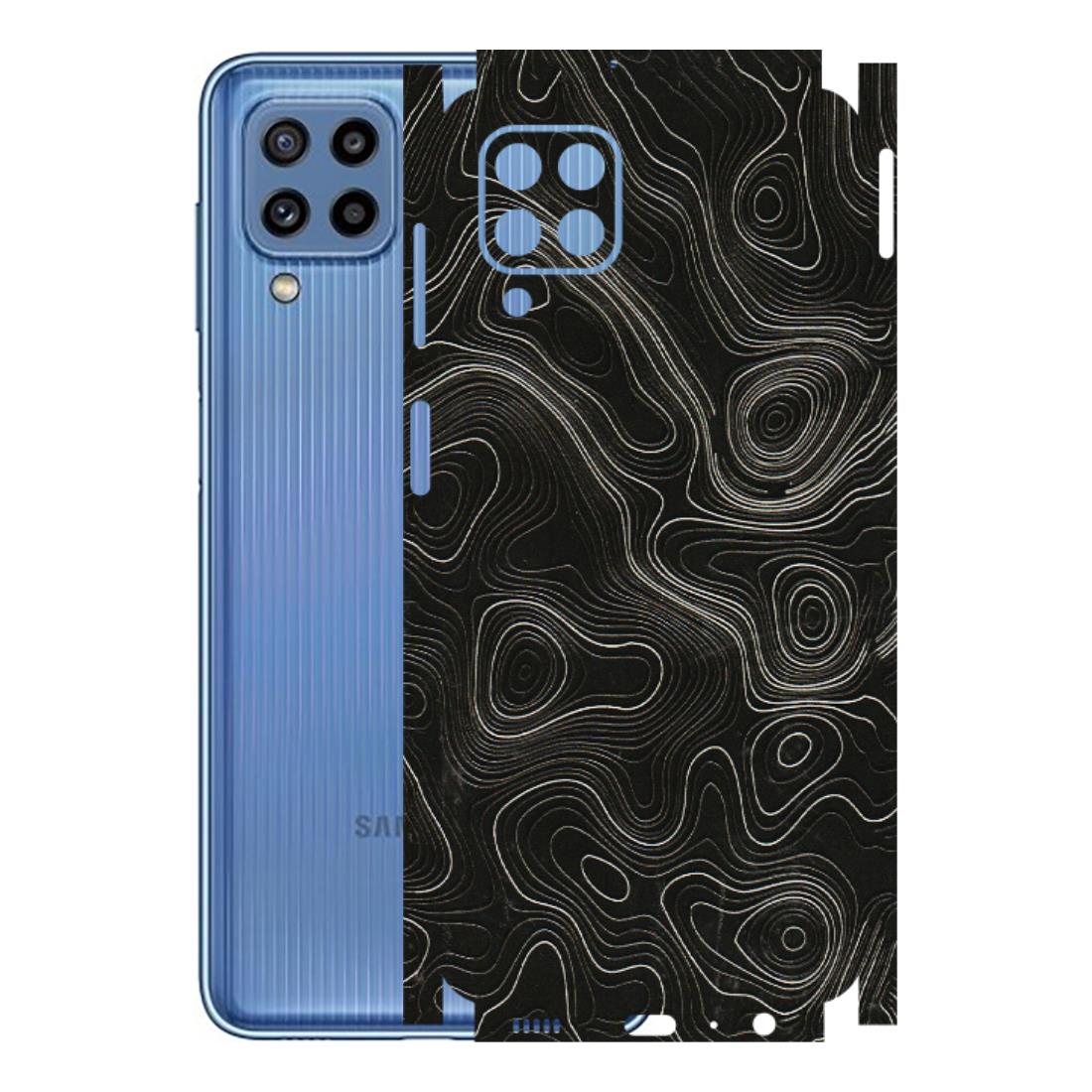 Samsung M/F/Note/Flip and C Phone Skins (All Models) - Black Swirl - 3D Embossed Finish (L-196) Samsung Galaxy M32