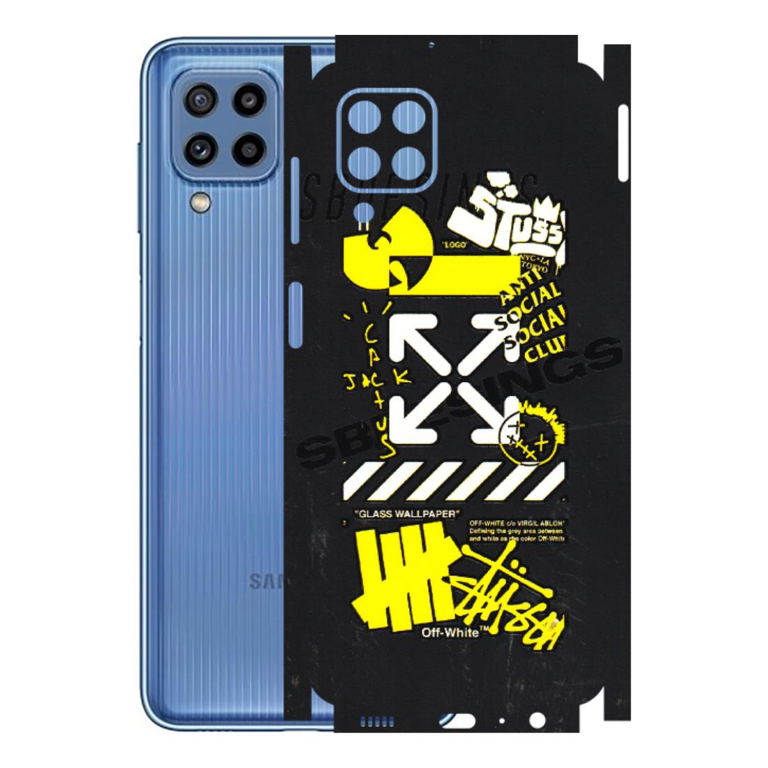 Samsung M/F/Note/Flip and C Phone Skins (All Models) - Anti Social Graffiti - 3D Embossed Finish (L-198) Samsung Galaxy M32