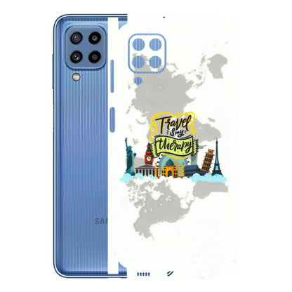 Samsung M/F/Note/Flip and C Phone Skins (All Models) - Travel Therapy - 3D Embossed Finish (L-199) Samsung Galaxy M32