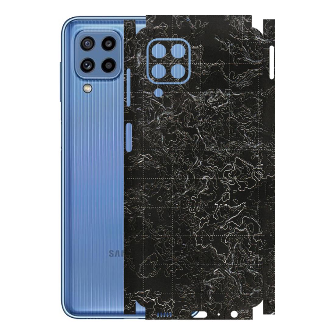 Samsung M/F/Note/Flip and C Phone Skins (All Models) - Black map Texture - 3D Embossed Finish (L-201) Samsung Galaxy M32