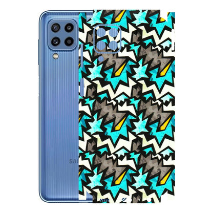 Samsung M/F/Note/Flip and C Phone Skins (All Models) - Funky Zig Zag - 3D Embossed Finish (L-223) Samsung Galaxy M32