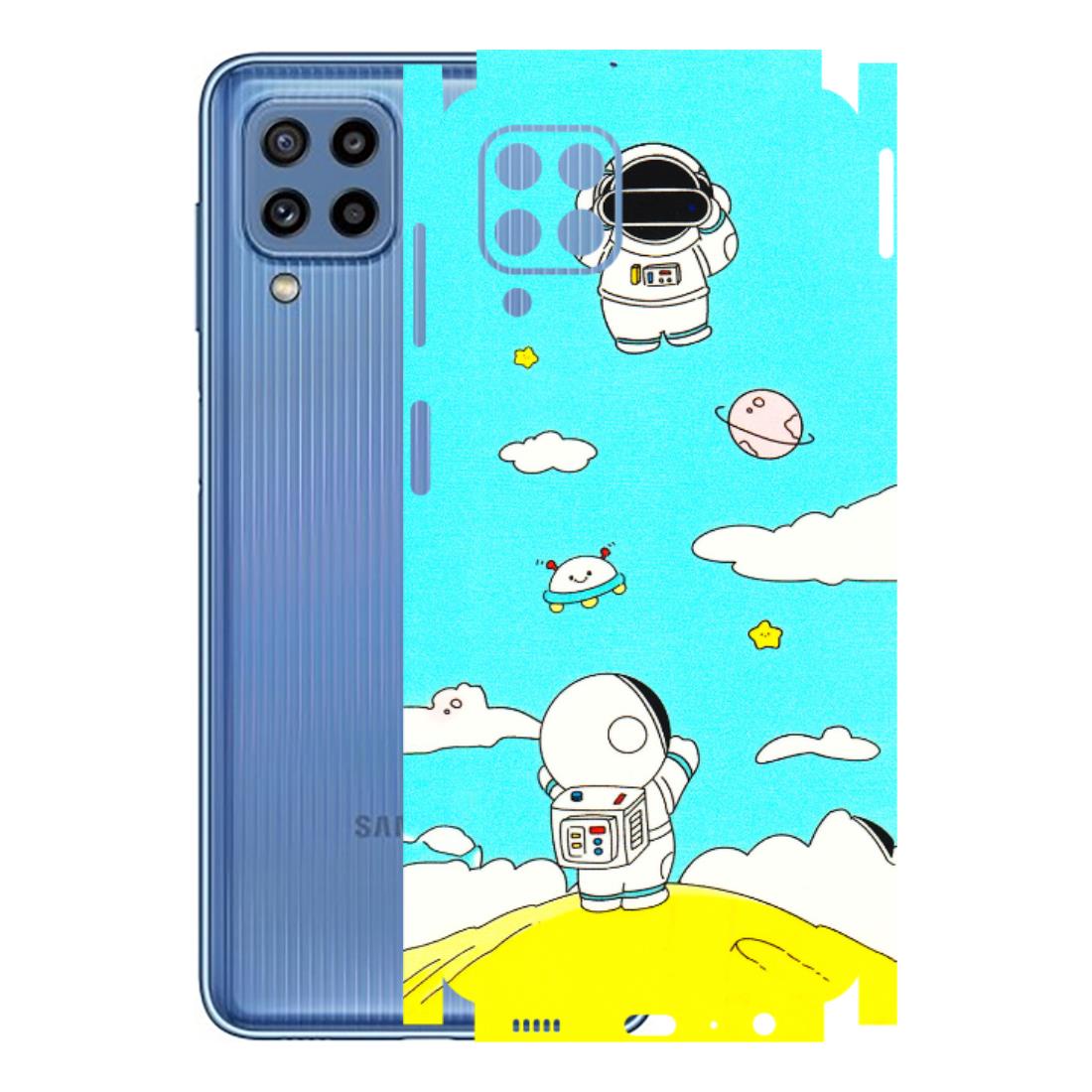 Samsung M/F/Note/Flip and C Phone Skins (All Models) - Blue Skies Astro Float - 3D Embossed Finish (L-230) Samsung Galaxy M32