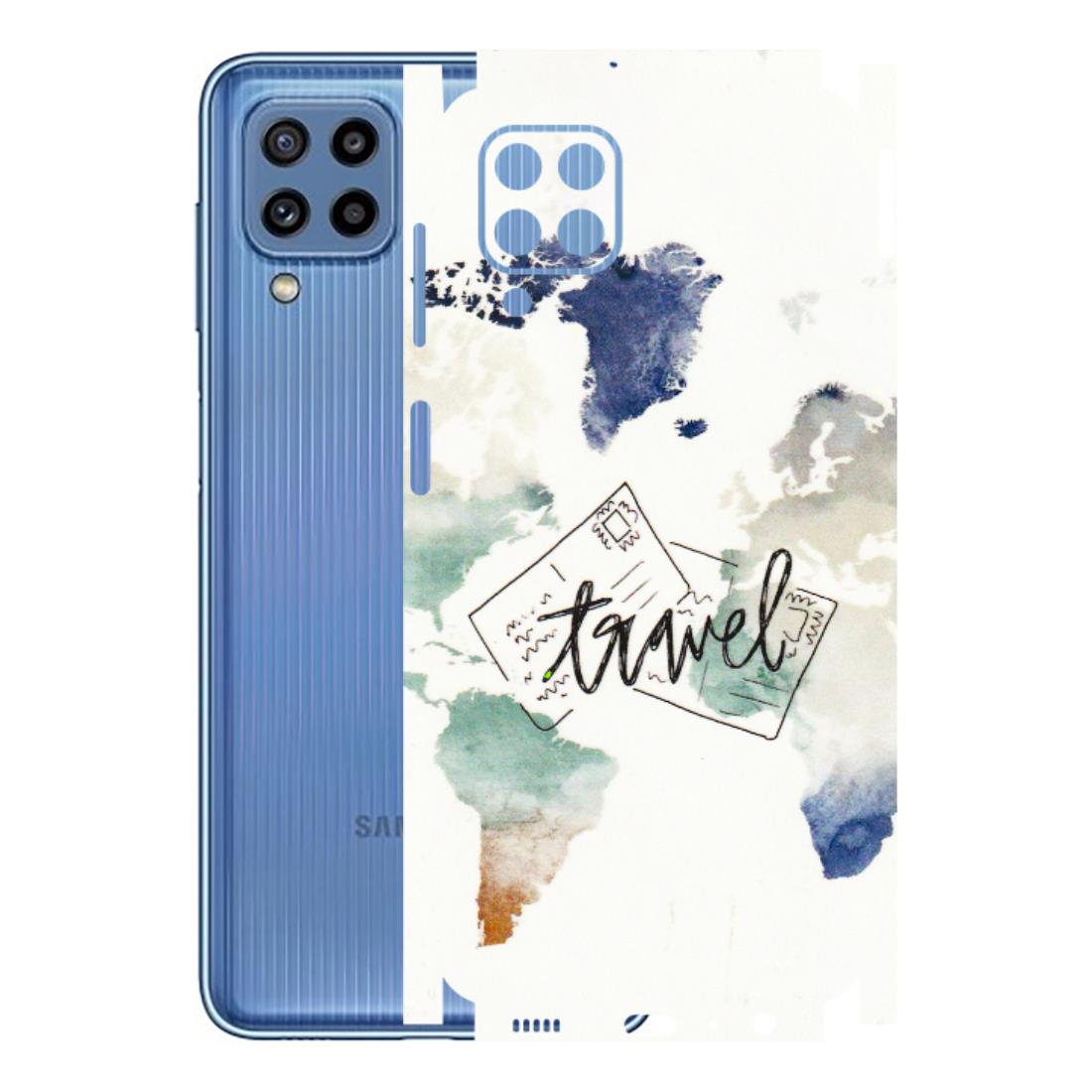 Samsung M/F/Note/Flip and C Phone Skins (All Models) - Travel The World - 3D Embossed Finish (L-232) Samsung Galaxy M32