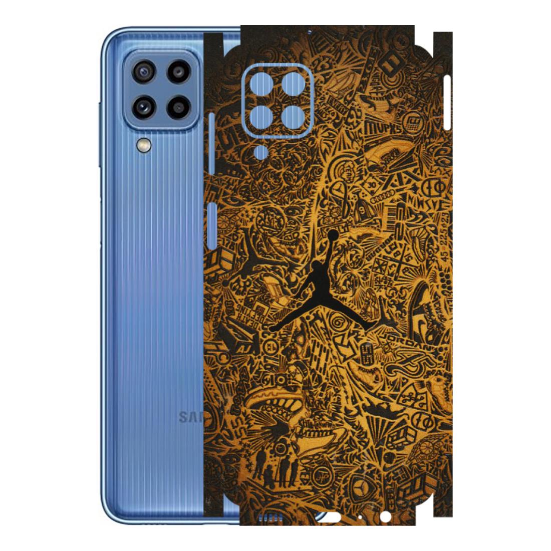 Samsung M/F/Note/Flip and C Phone Skins (All Models) - Premium Gold Basketball Player - 3D Embossed Finish (L-236) Samsung Galaxy M32