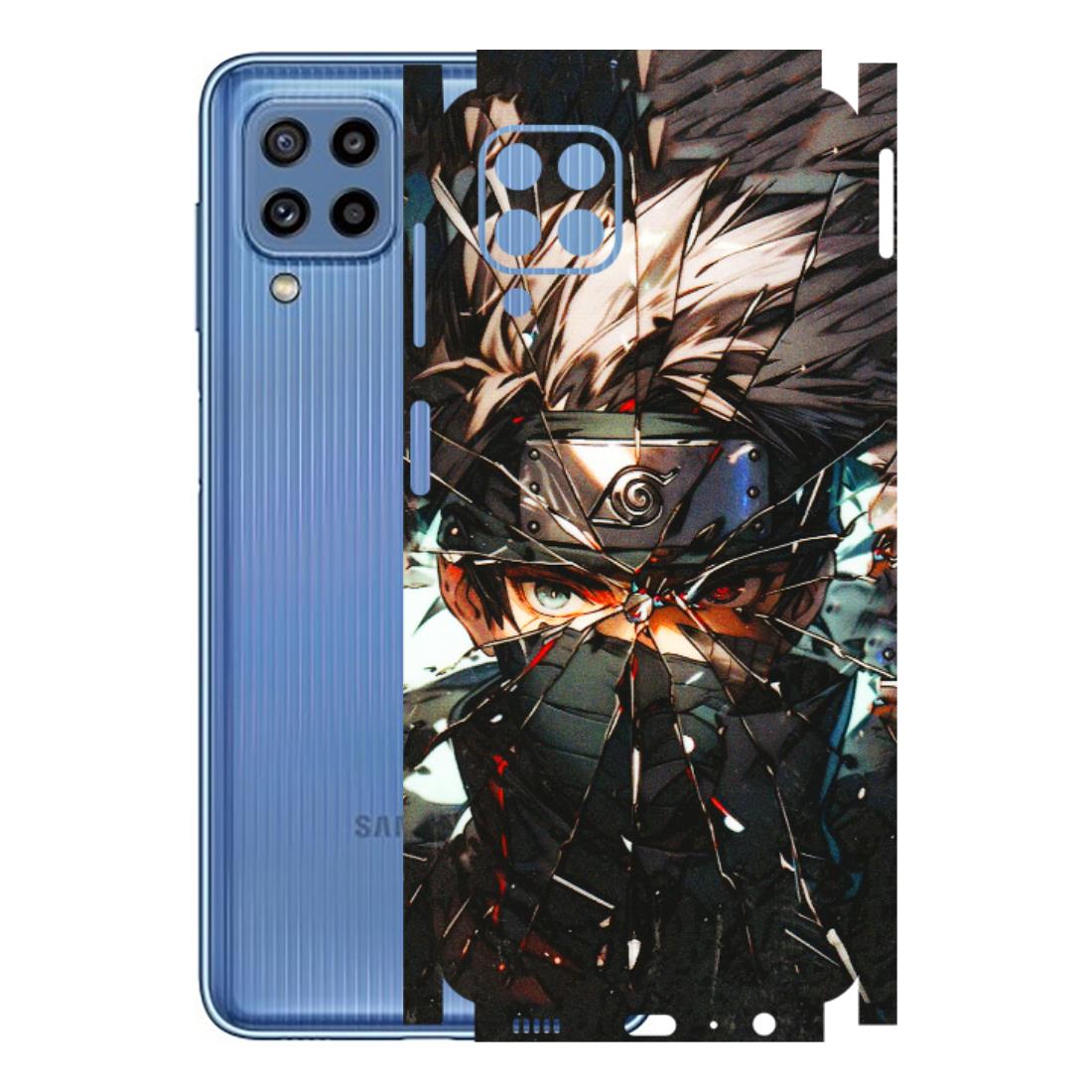 Samsung M/F/Note/Flip and C Phone Skins (All Models) - Kakashi Shattered Glass Effect - 3D Embossed Finish (L-237) Samsung Galaxy M32