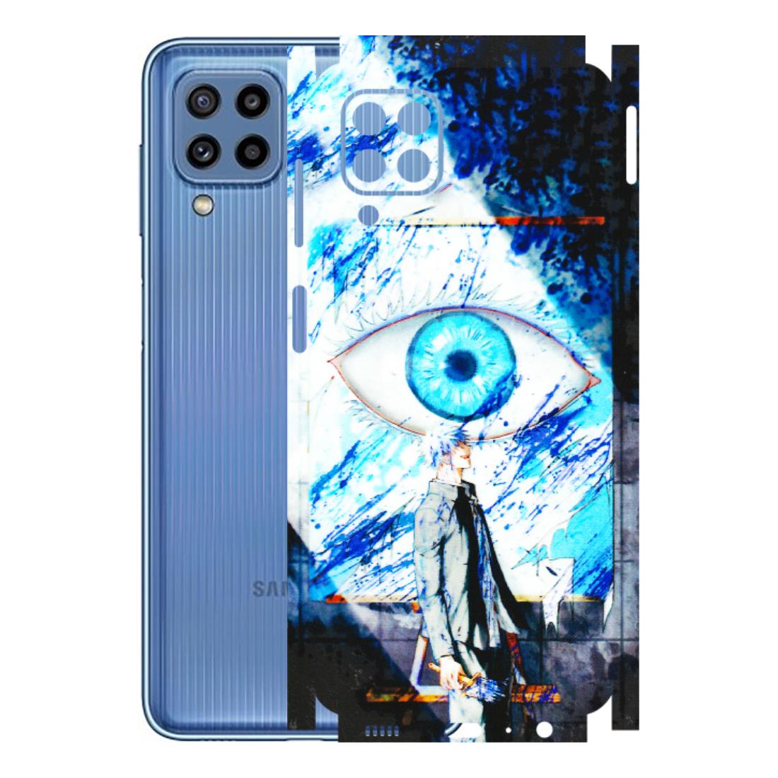 Samsung M/F/Note/Flip and C Phone Skins (All Models) - Gojo Satoru evil eye - 3D Embossed Finish (L-239) Samsung Galaxy M32