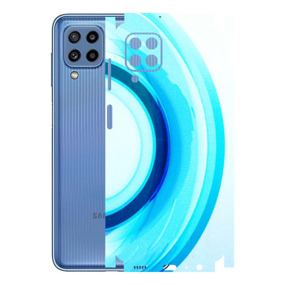 Samsung M/F/Note/Flip and C Phone Skins (All Models) - The Blue Curve - 3D Embossed Finish (L-244) Samsung Galaxy M32