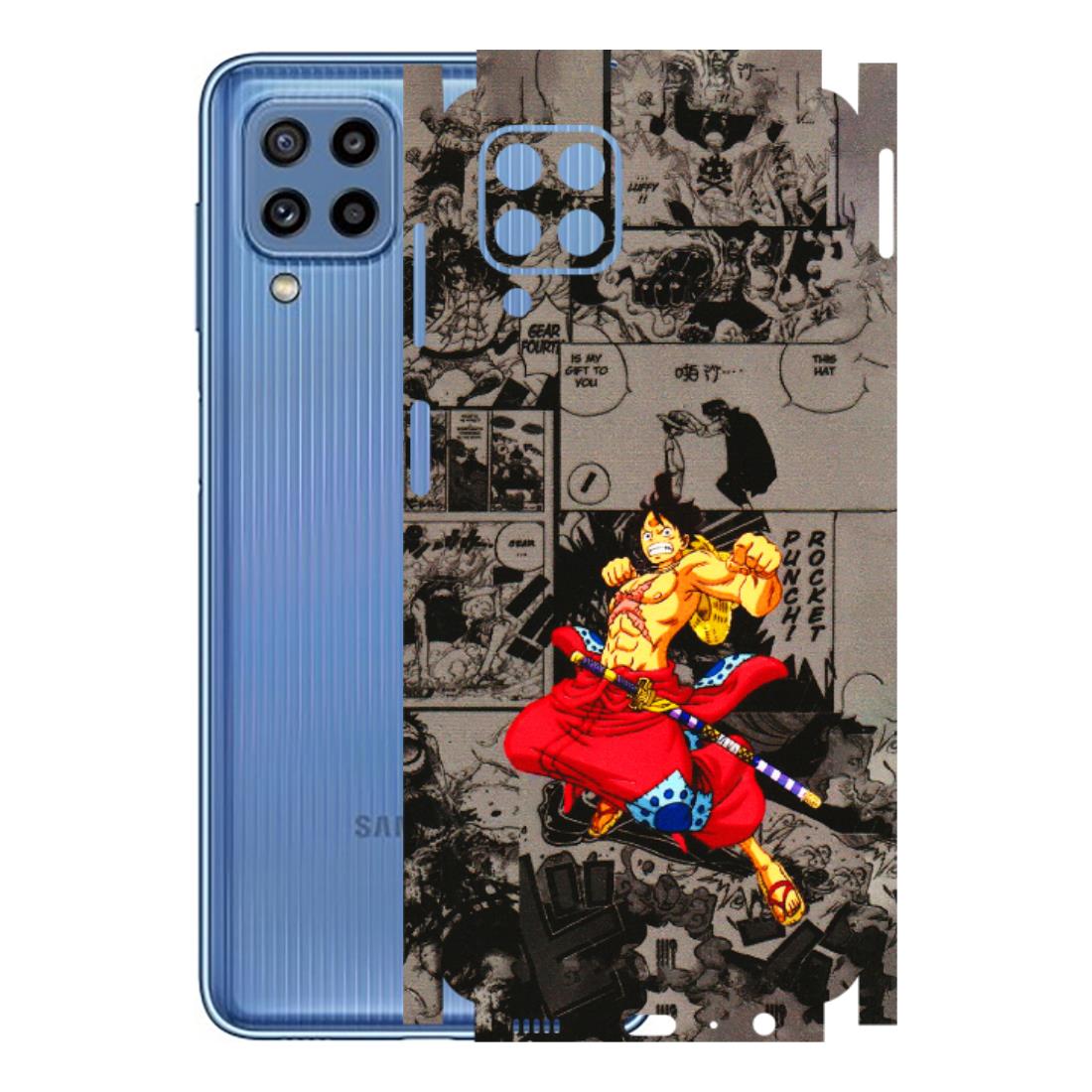 Samsung M/F/Note/Flip and C Phone Skins (All Models) - One Piece Rocket Punch Manga - 3D Embossed Finish (L-25) Samsung Galaxy M32