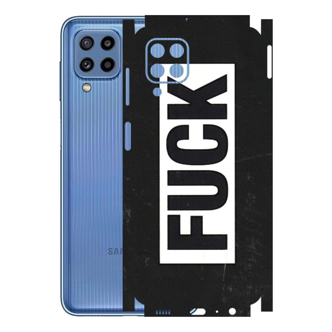 Samsung M/F/Note/Flip and C Phone Skins (All Models) - The F Word - 3D Embossed Finish (L-255) Samsung Galaxy M32