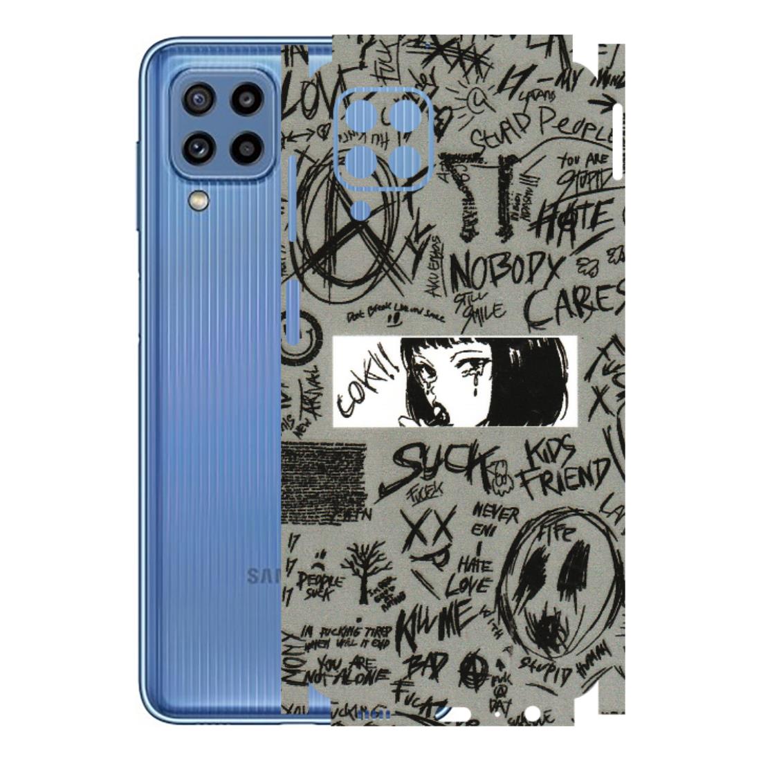 Samsung M/F/Note/Flip and C Phone Skins (All Models) - Never Have Love Anime - 3D Embossed Finish (L-260) Samsung Galaxy M32