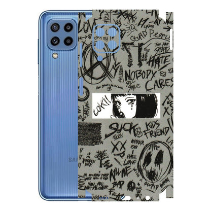Samsung M/F/Note/Flip and C Phone Skins (All Models) - Never Have Love Anime - 3D Embossed Finish (L-260) Samsung Galaxy M32