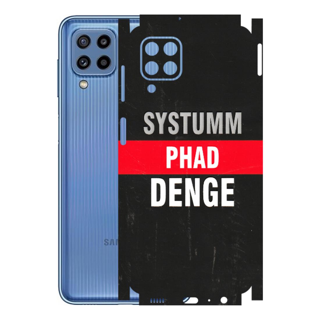 Samsung M/F/Note/Flip and C Phone Skins (All Models) - Systumm Phad Denge - 3D Embossed Finish (L-278) Samsung Galaxy M32