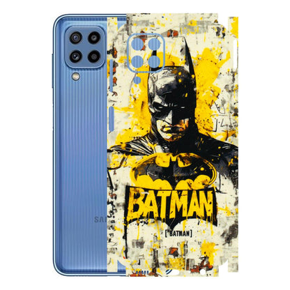 Samsung M/F/Note/Flip and C Phone Skins (All Models) - Batman Yellow BT - 3D Embossed Finish (L-304) Samsung Galaxy M32