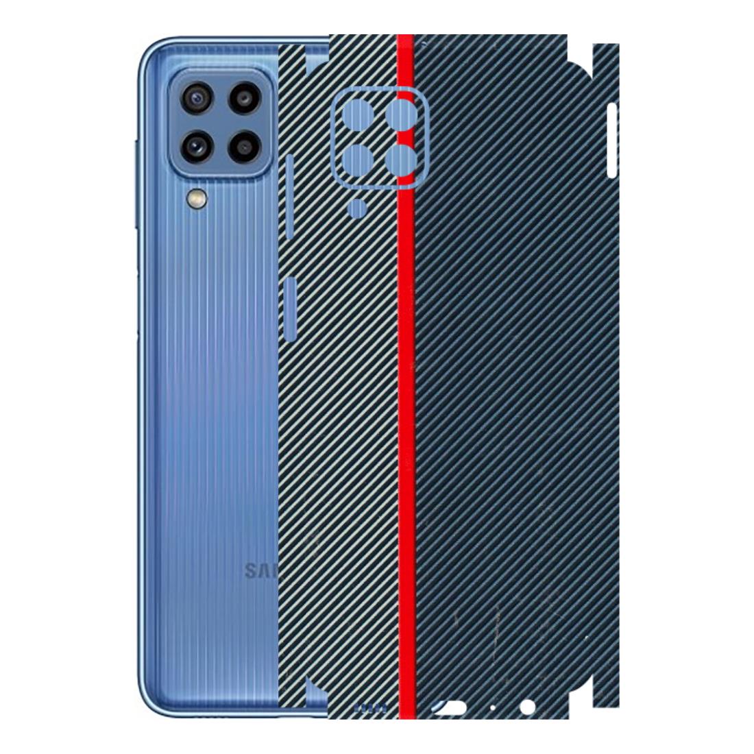 Samsung M/F/Note/Flip and C Phone Skins (All Models) - Blue Sober Lines - 3D Embossed Finish (L-305) Samsung Galaxy M32