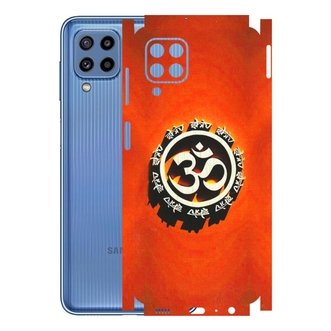 Samsung M/F/Note/Flip and C Phone Skins (All Models) - Aum Shiv Orange - 3D Embossed Finish (L-32) Samsung Galaxy M32