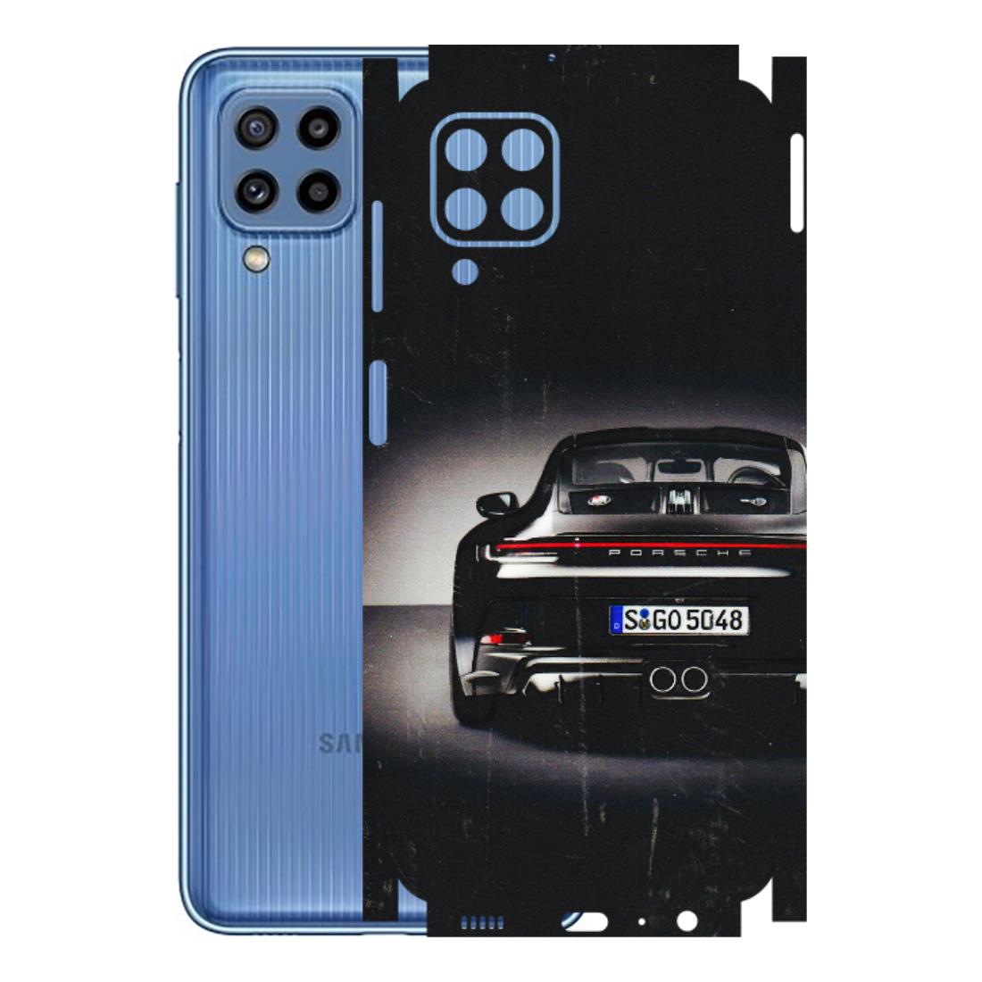 Samsung M/F/Note/Flip and C Phone Skins (All Models) - New Black Porsche GT3 - 3D Embossed Finish (L-327) Samsung Galaxy M32