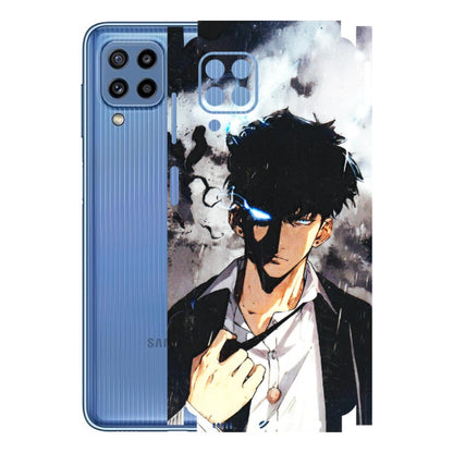 Samsung M/F/Note/Flip and C Phone Skins (All Models) - Sung Jinwoo Manhwa Anime - 3D Embossed Finish (L-328) Samsung Galaxy M32