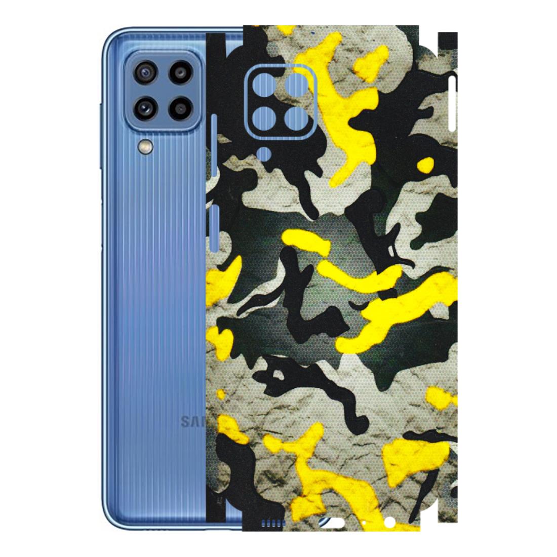Samsung M/F/Note/Flip and C Phone Skins (All Models) - Yellow Camouflage - 3D Embossed Finish (L-61) Samsung Galaxy M32
