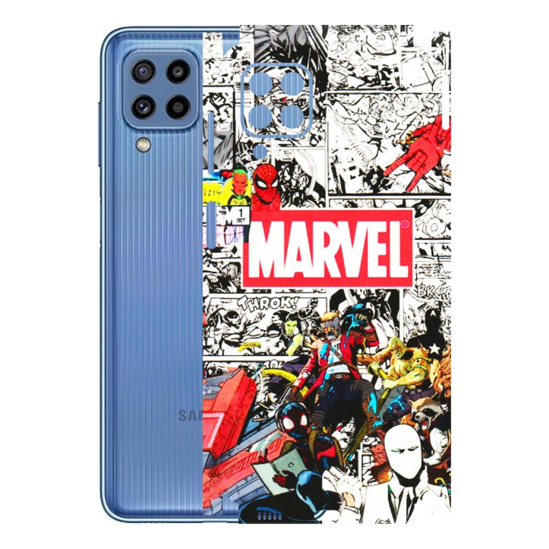 Samsung M/F/Note/Flip and C Phone Skins (All Models) - Marvel Colorful Comic - 3D Embossed Finish (L-64) Samsung Galaxy M32