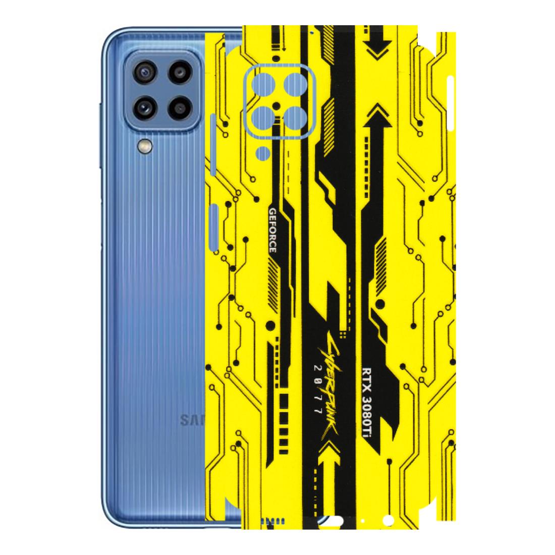 Samsung M/F/Note/Flip and C Phone Skins (All Models) - Yellow Cyberpunk - 3D Embossed Finish (L-93) Samsung Galaxy M32