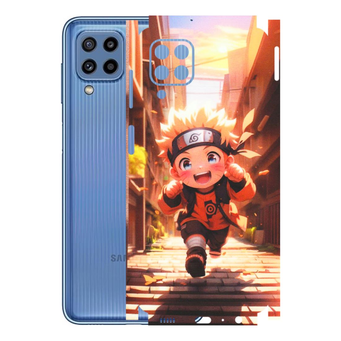 Samsung M/F/Note/Flip and C Phone Skins (All Models) - Naruto Cute Toon Running - Matte Finish (M-04) Samsung Galaxy M32